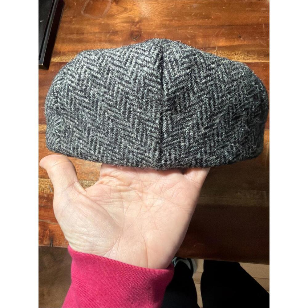 Trav'ler cap Country Gentleman Harris Tweed Scottish Wool Hand Woven New 7 1/4 - Picture 10 of 10